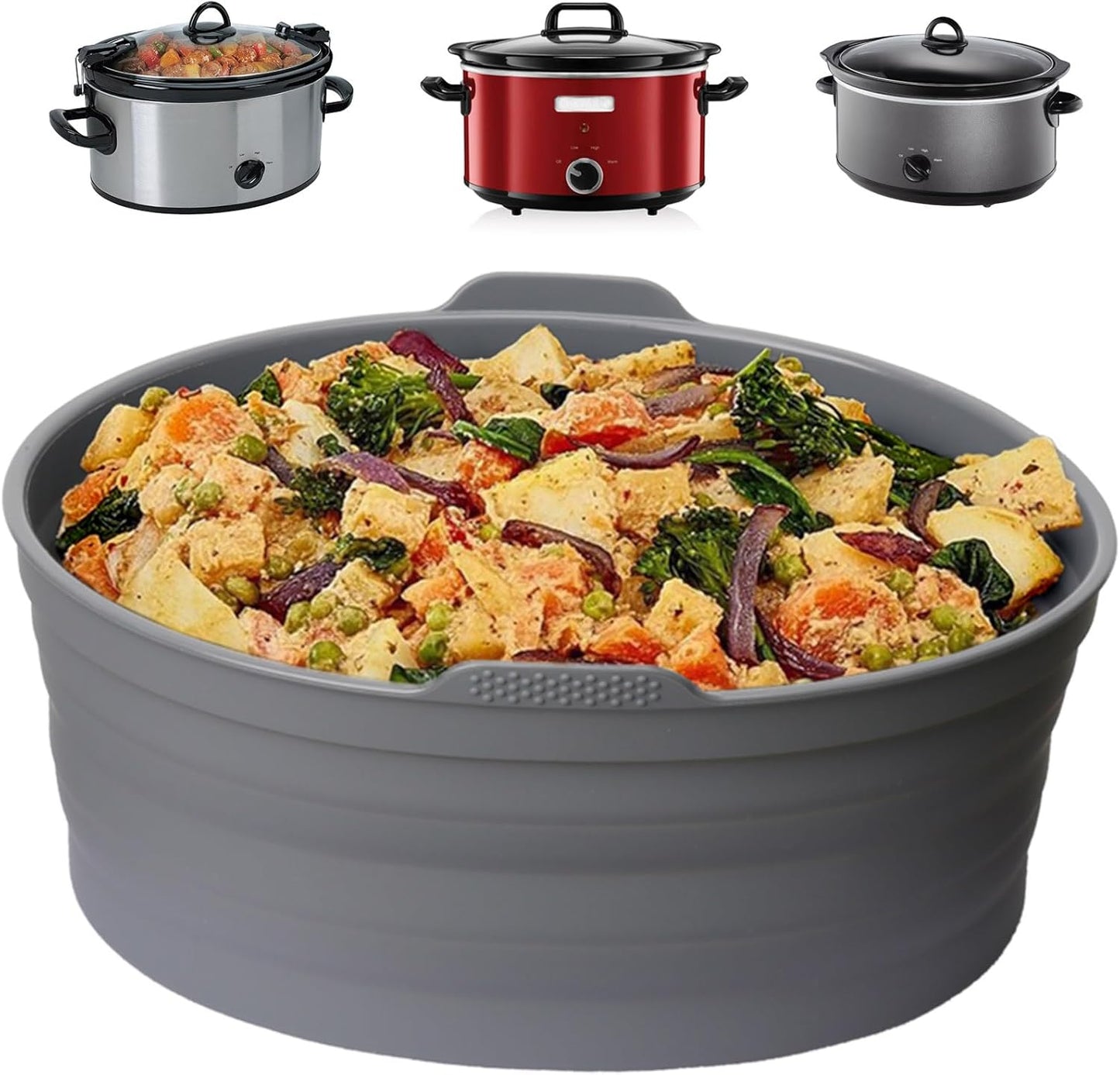 Arbresail Silicone Slow Cooker Liner - Reusable & dishwasher safe