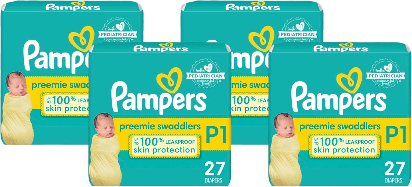 Pampers Swaddlers Preemie Diapers: Ultra Soft Protection