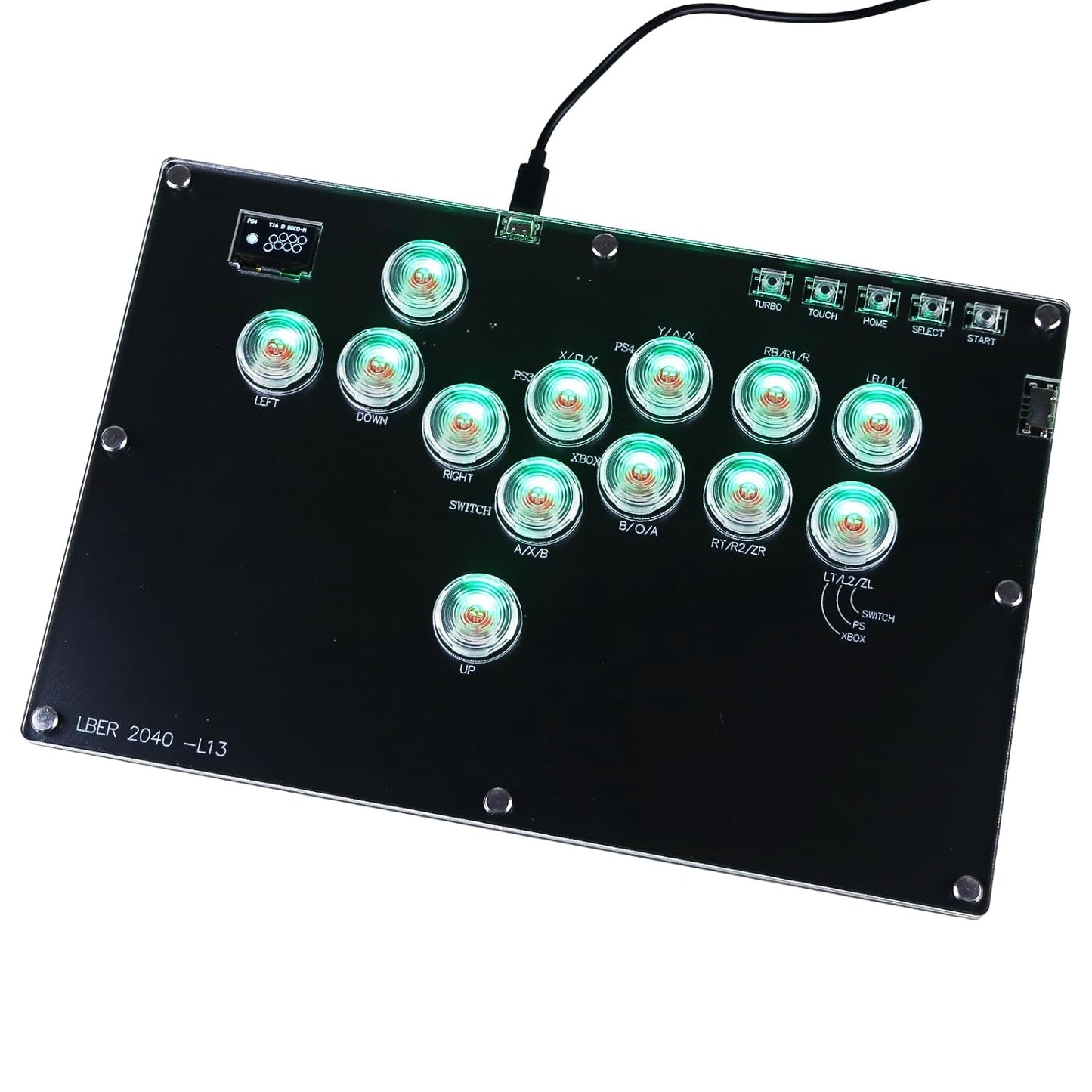 Arcade Stick Leverless Controller L13 for Ultimate Gaming Fun