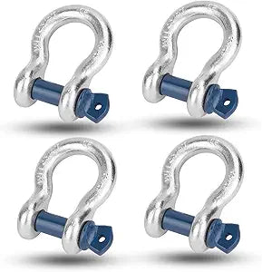 Towmavin 3/4 Inch Heavy Duty D Ring Shackles for Towing Use