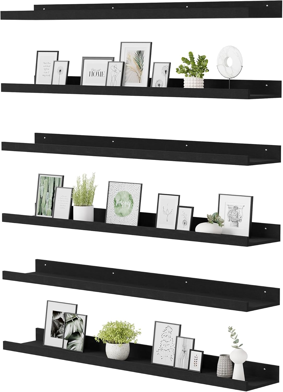 Upsimples Floating Shelves for Wall - Stylish Decor Storage Set