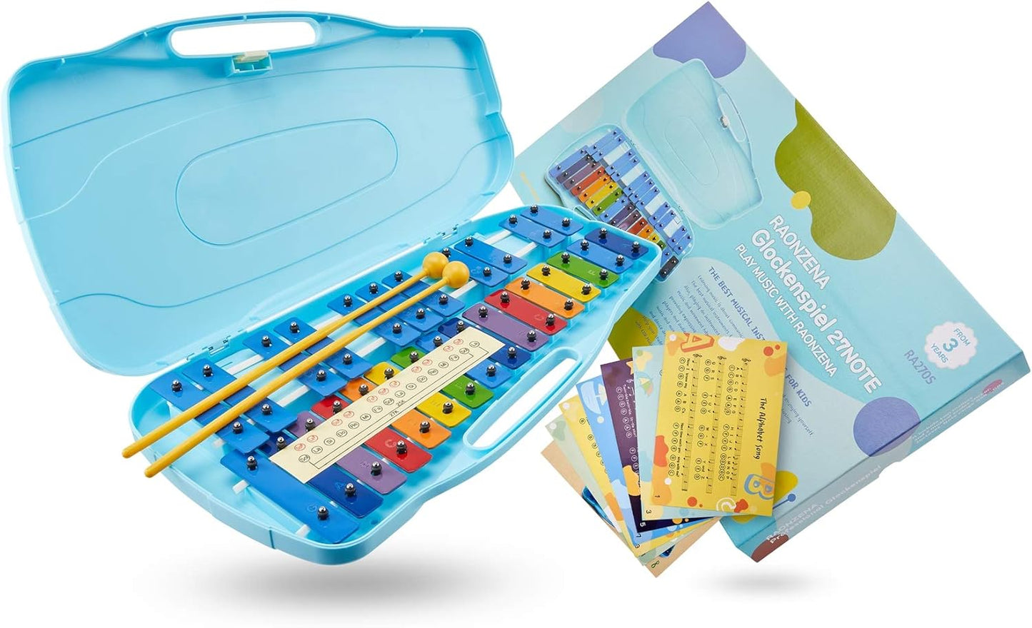 Professional 25-Note Glockenspiel for Kids and Music Learning