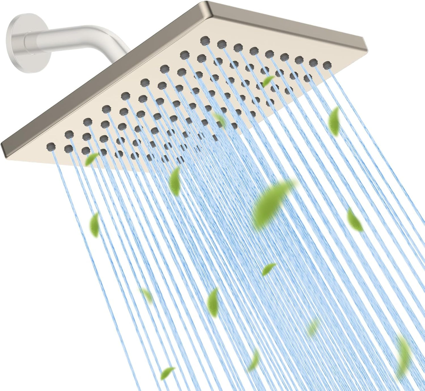 Hibbent 6-Inch High Pressure Rainfall Shower Head for Luxury