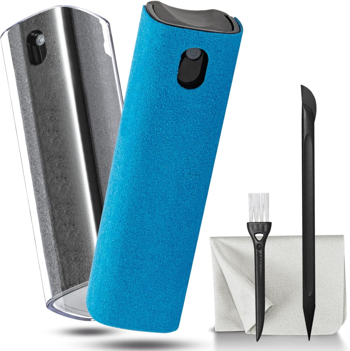 2 Pack Touch Screen Mist Cleaner Set - Grey & Blue