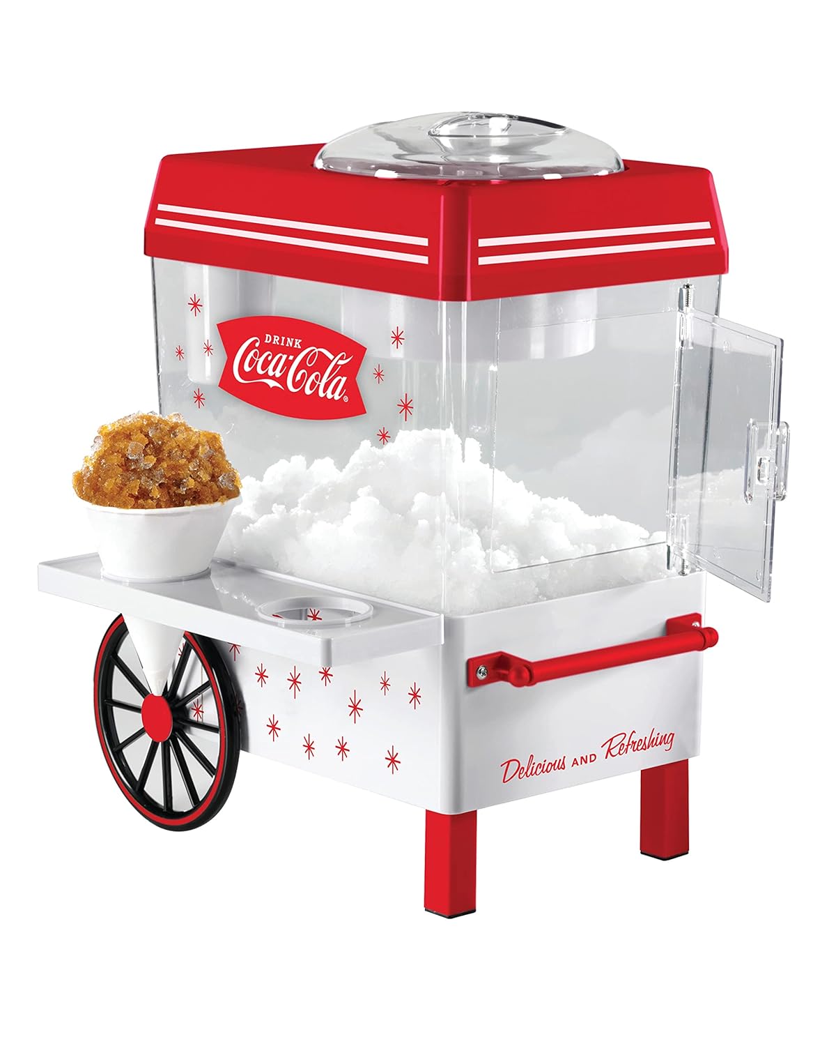 Coca-Cola Snow Cone Machine - Retro Style for 20 Icy Treats
