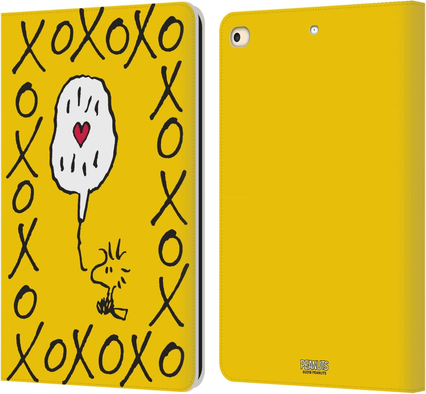 Peanuts Woodstock Leather Wallet Case for iPad 9.7 2017/2018