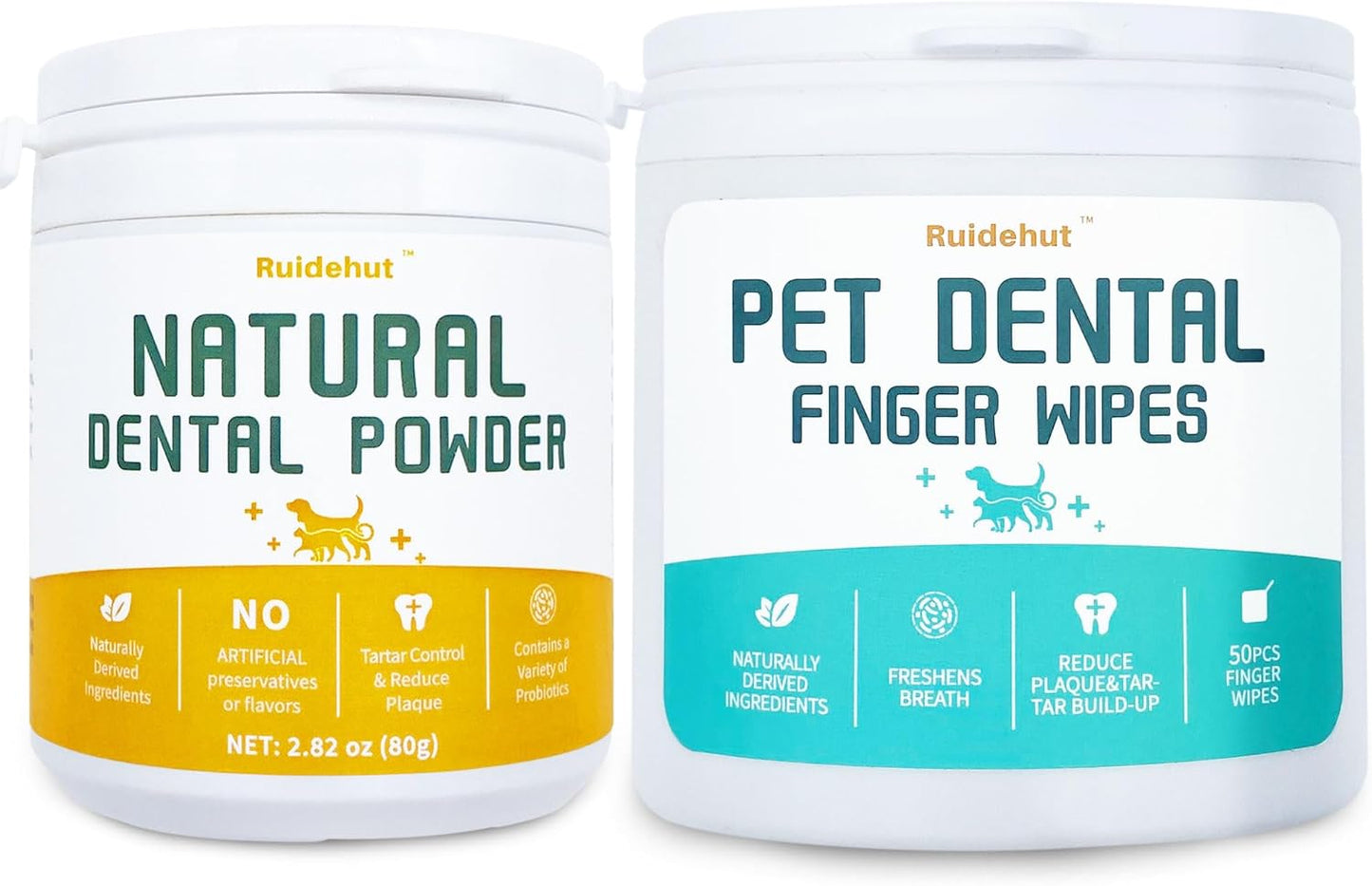 Dog Dental Kit with Probiotics for Fresh Breath and Oral Care