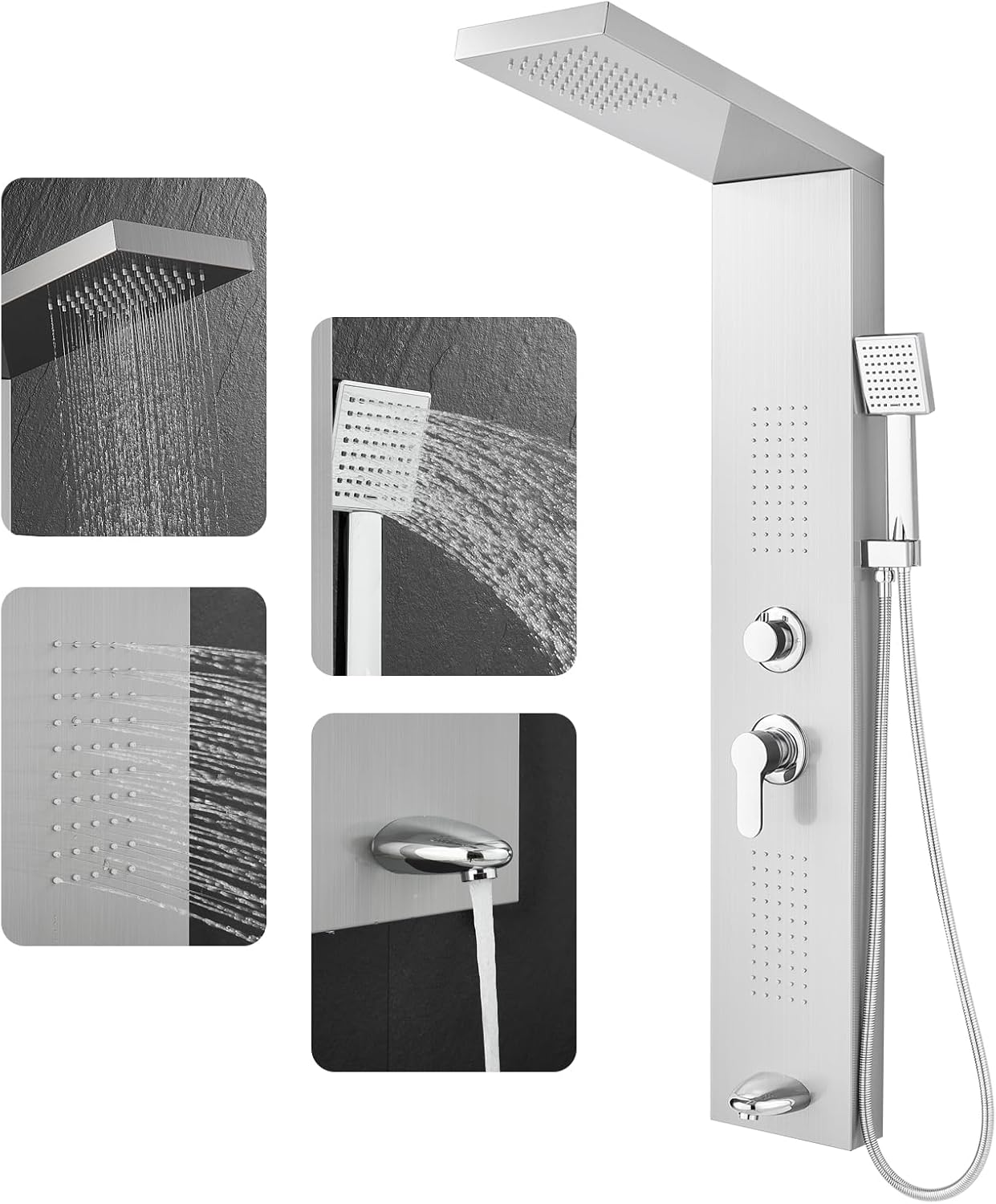 ROVOGO Shower Panel Tower System for Ultimate Shower Experience