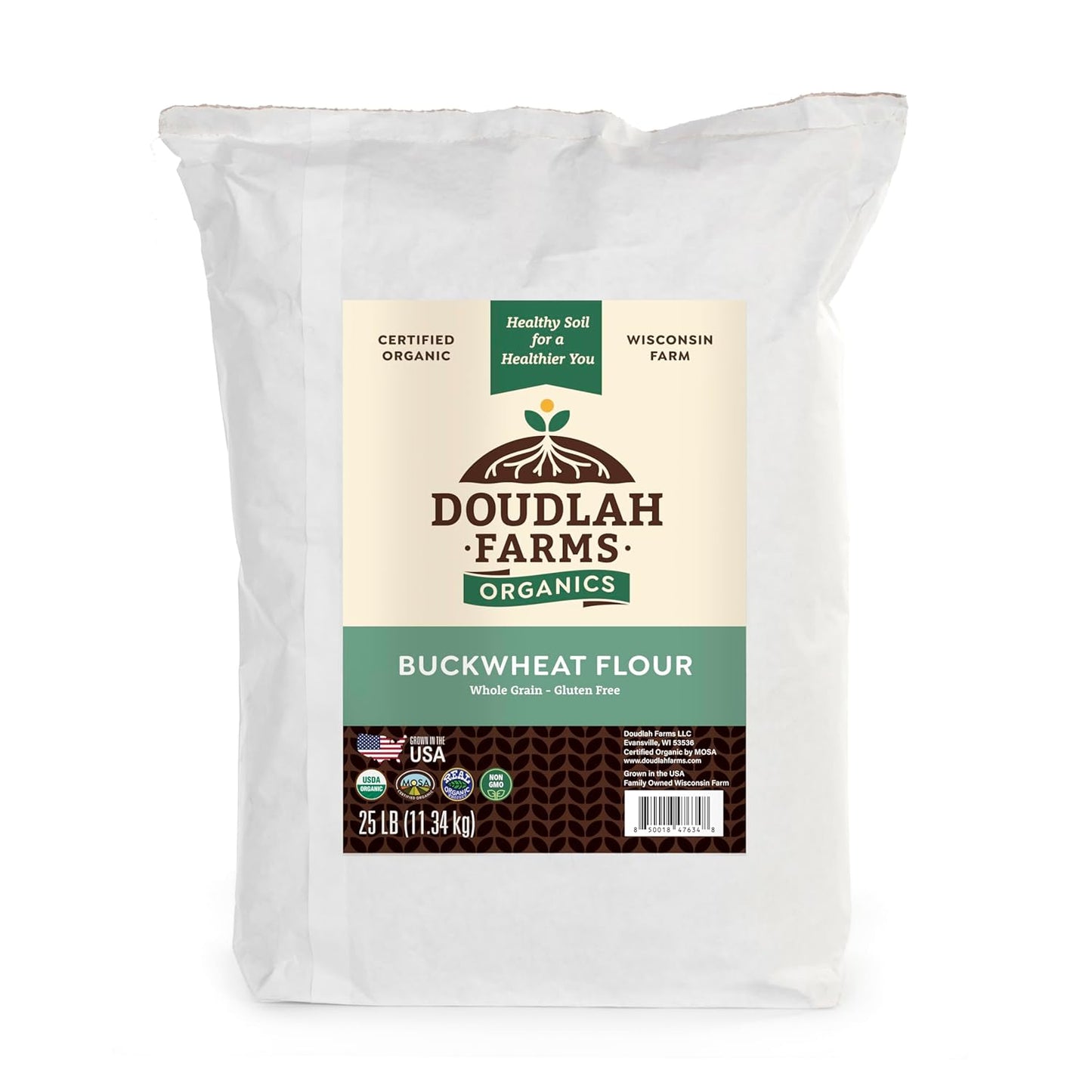 Organic Buckwheat Flour for Baking - Gluten Free & Vegan