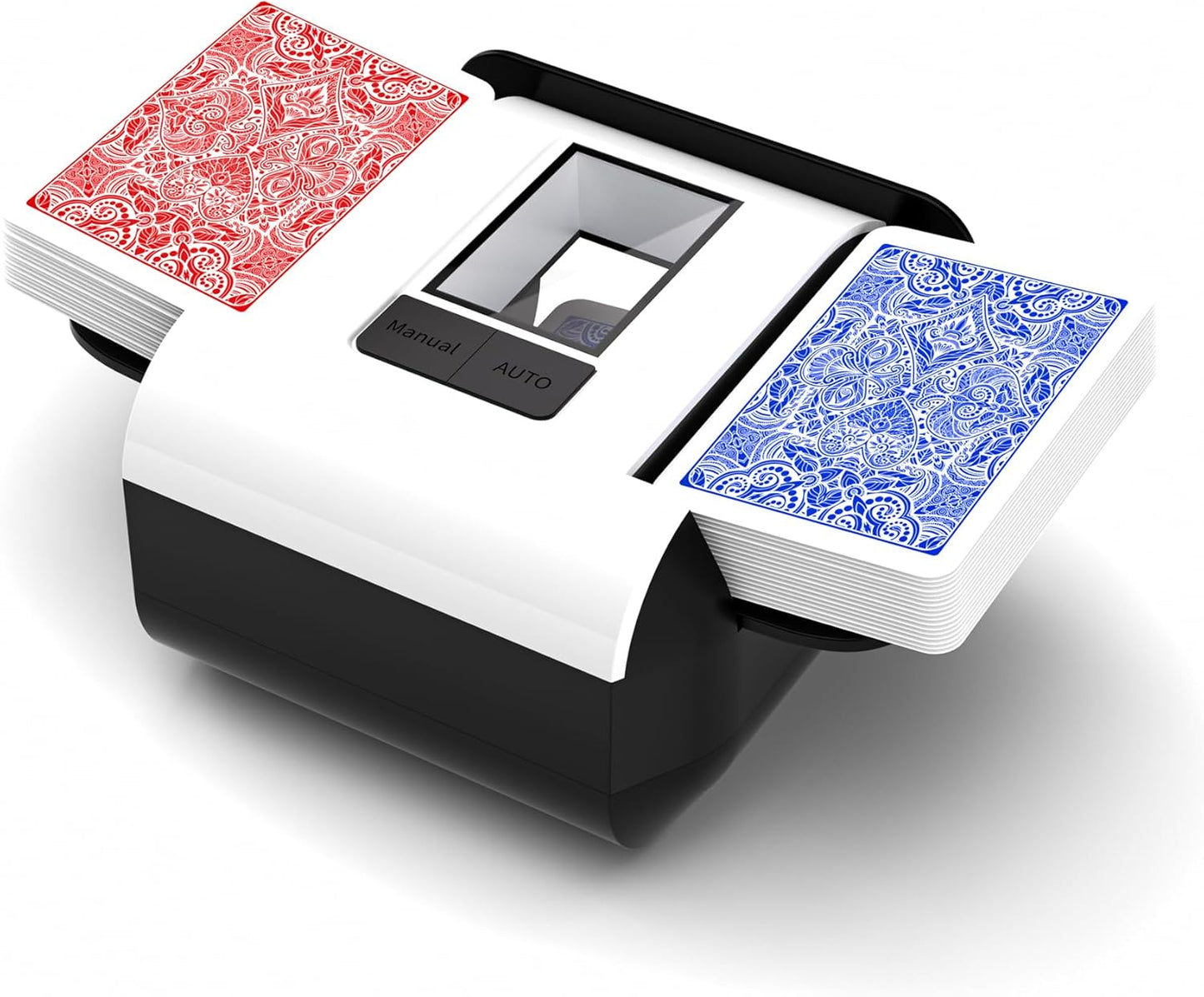 Automatic Card Shuffler Machine for 12 Decks - Low Noise & Portable