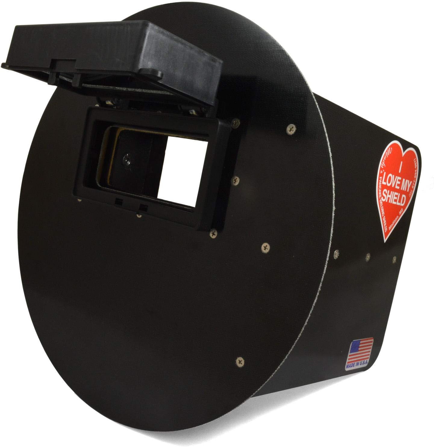 Wendy's Pancake Welding Helmet - Black FLIP UP