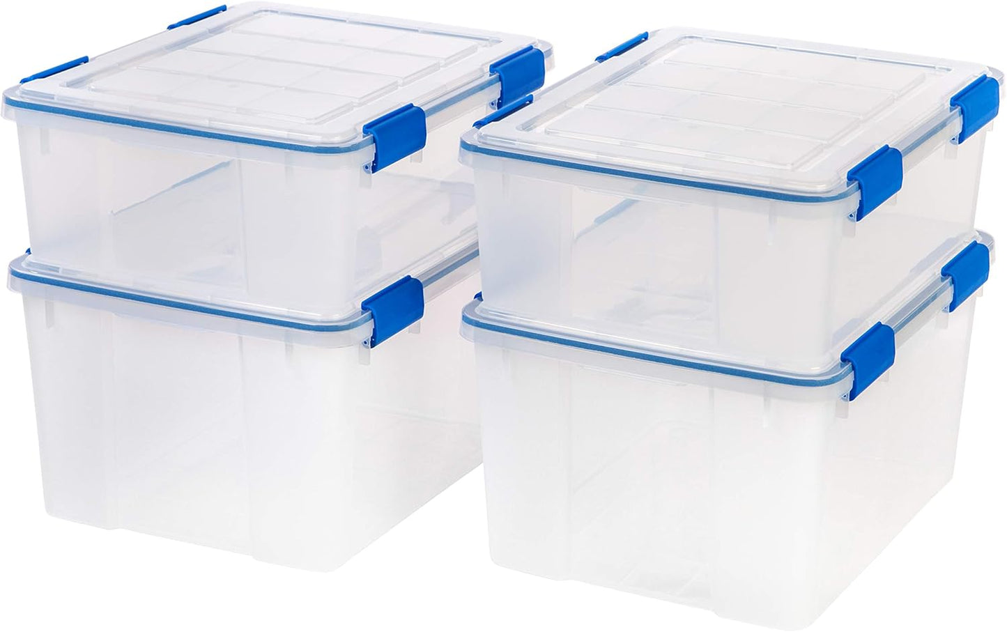 IRIS USA WeatherPro Storage Bins: Durable, Stackable, BPA-Free
