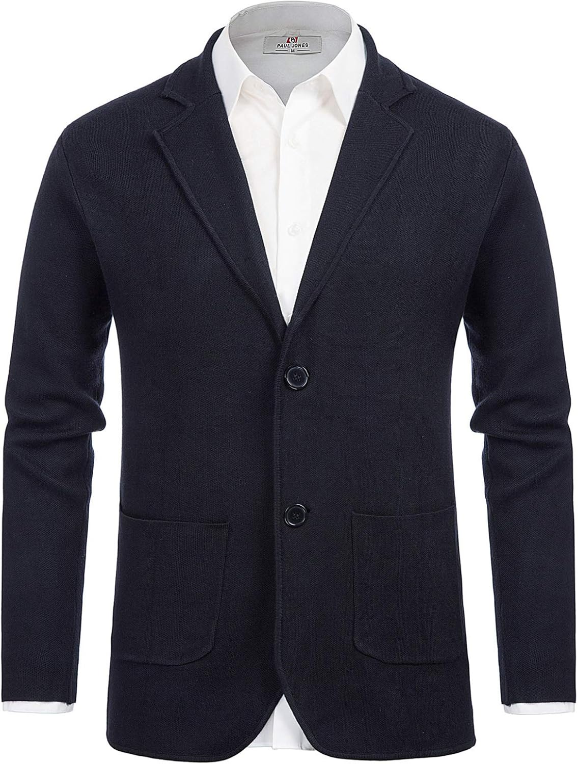 PJ PAUL JONES Men's Cardigan Sweater Blazer for Stylish Comfort