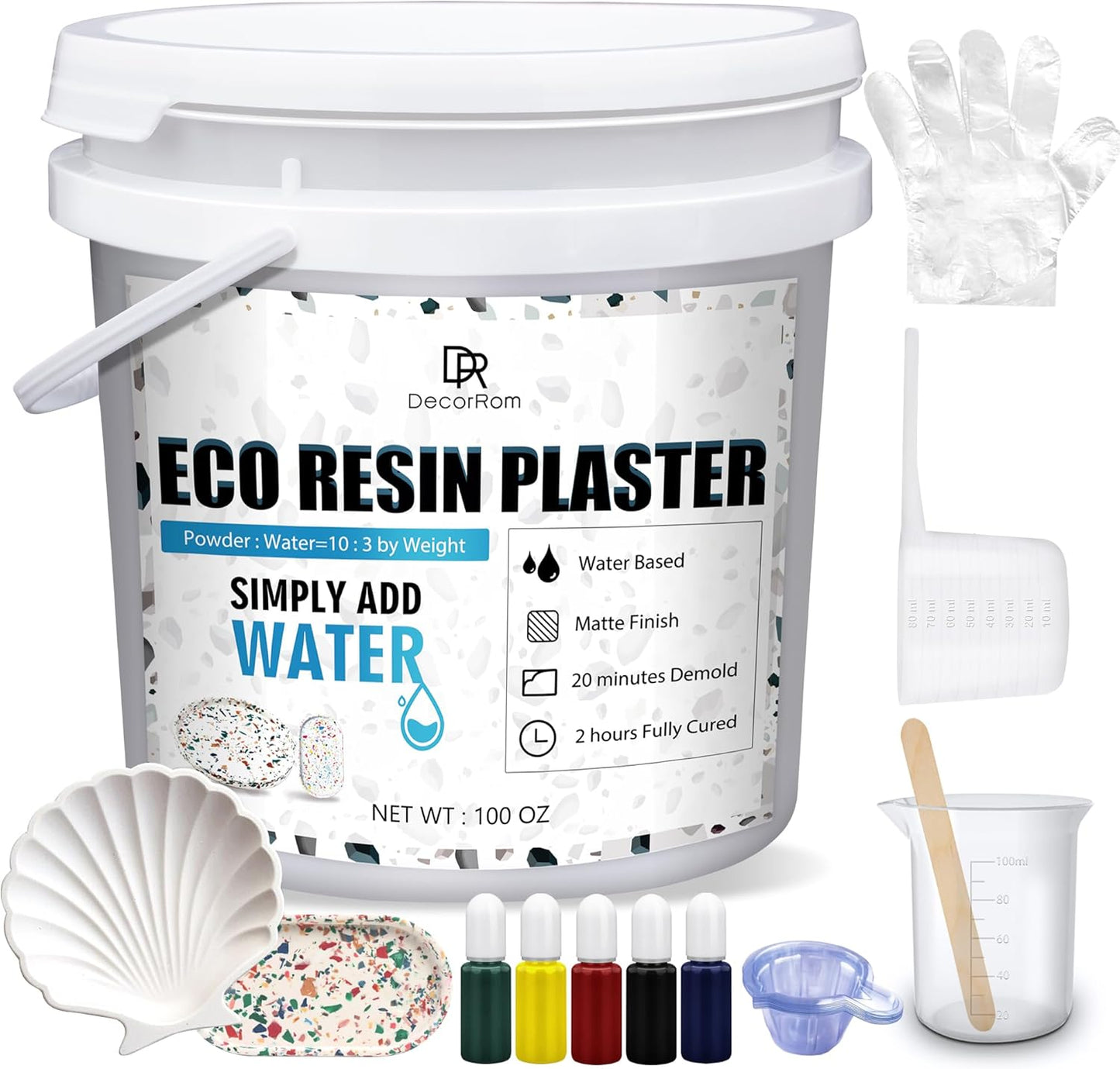 Eco Resin Casting Powder for Easy DIY Crafts and Art Projects