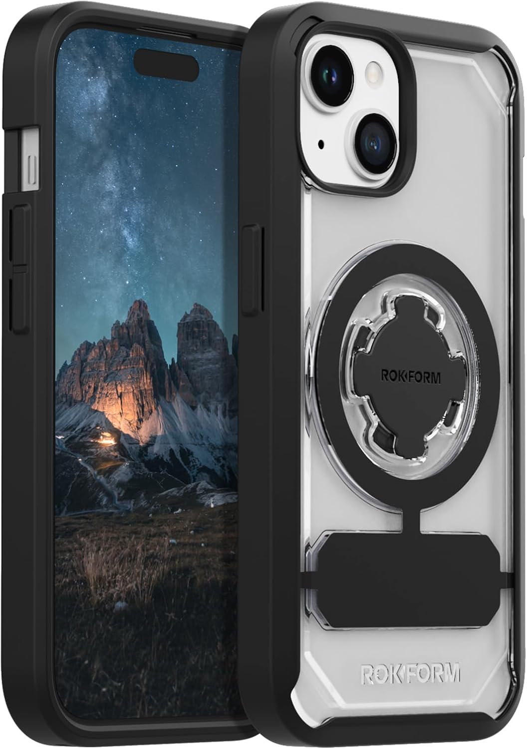 Rokform iPhone 15 Case - Crystal Series Magnetic Clear Cover