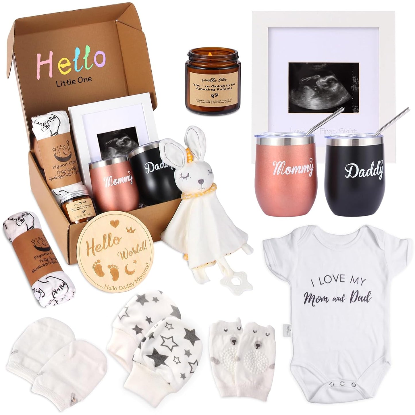 Gender Reveal Gifts for Expecting Parents - 12-Piece Set