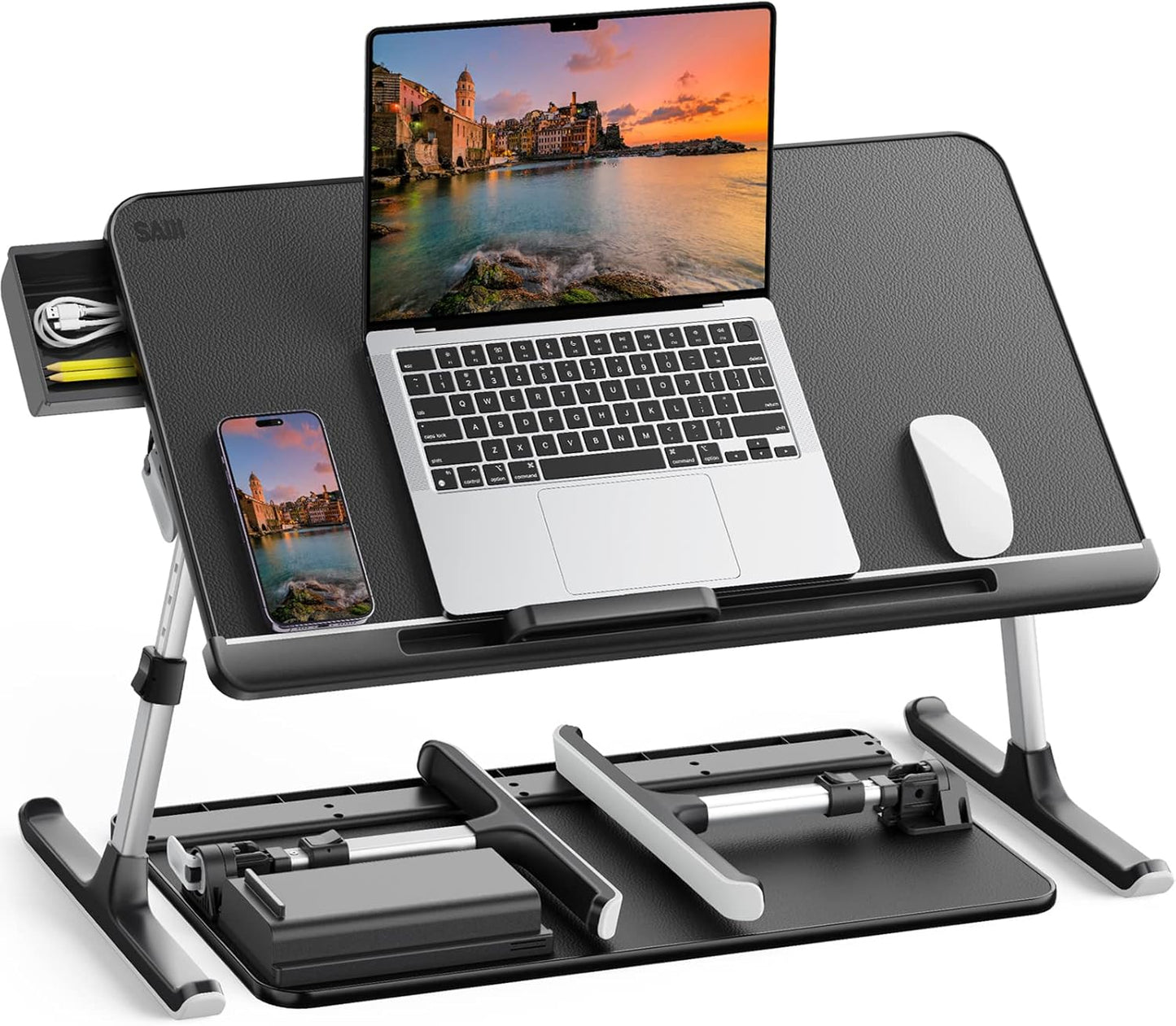 Saiji Adjustable Laptop Bed Table - Comfort & Convenience