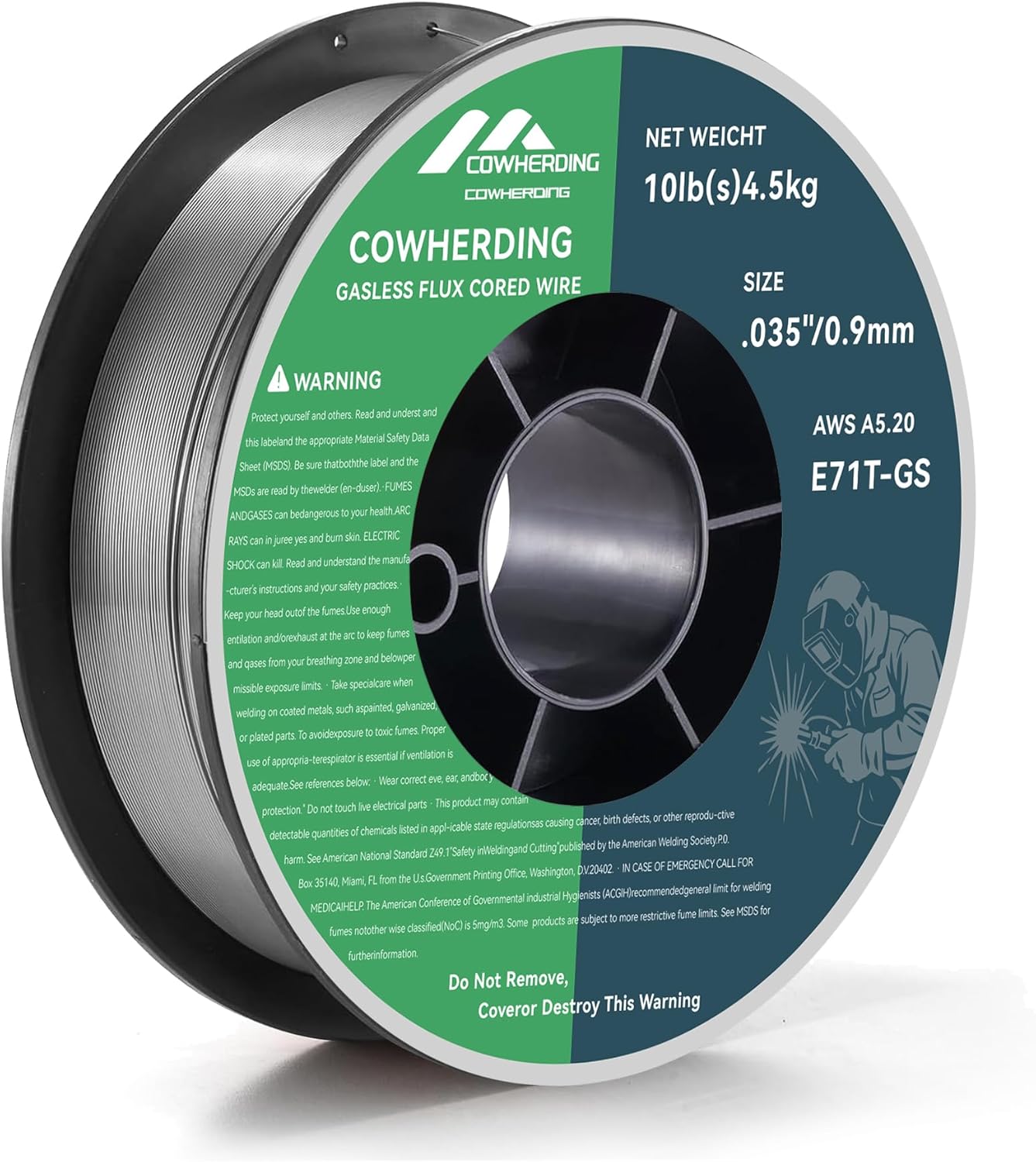 Gasless Flux Core MIG Wire E71T-GS for Mild Steel Welding