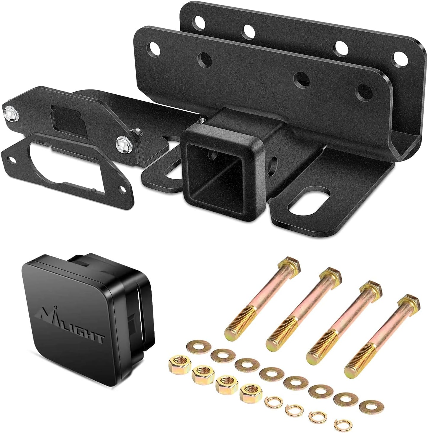 Nilight 2 Inch Rear Trailer Hitch Receiver Kit for Ford Bronco