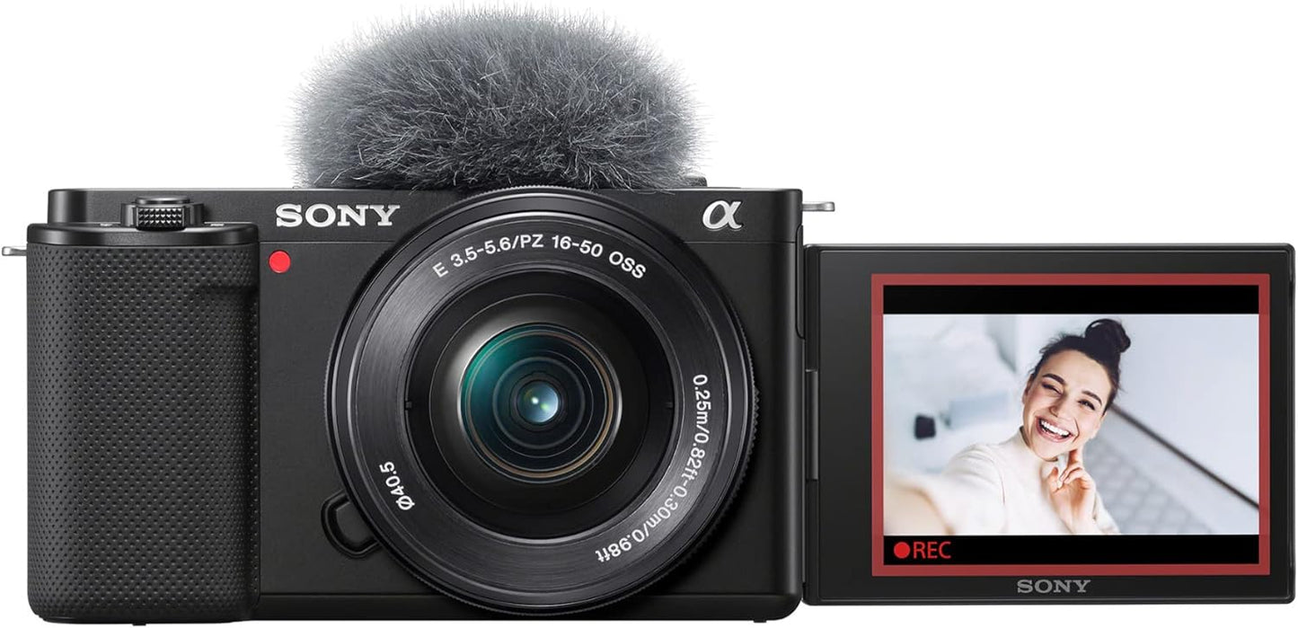 Sony Alpha ZV-E10 Mirrorless Vlog Camera Kit for Creators