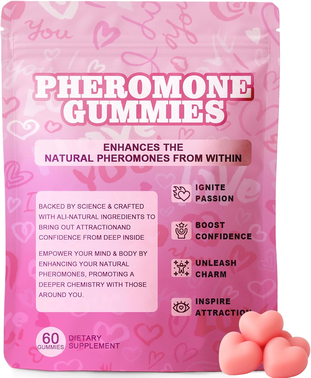 Pheromone Gummies for Women - Enhance Charisma Naturally
