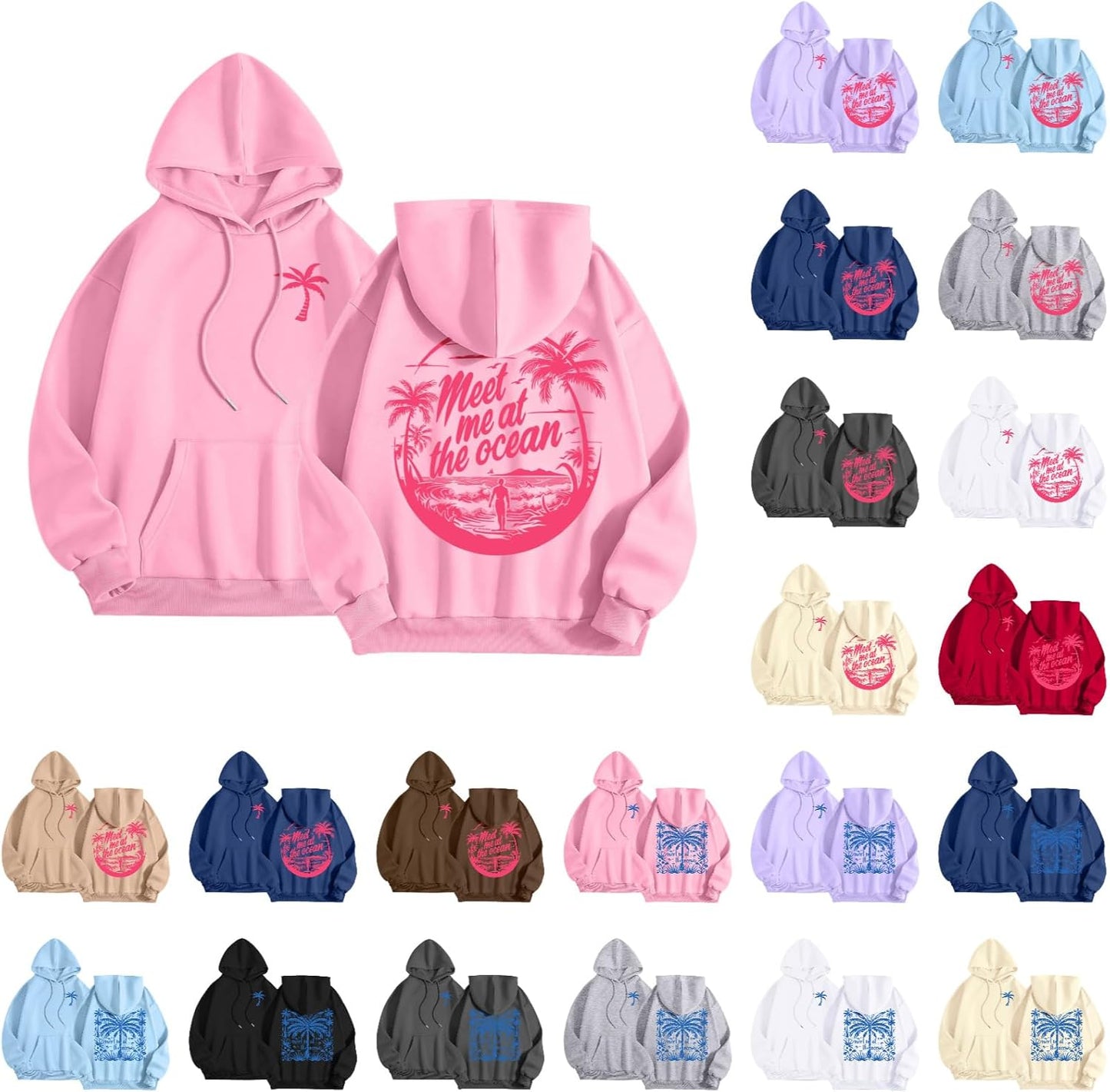 Y2K Graphic Hoodie with Pockets