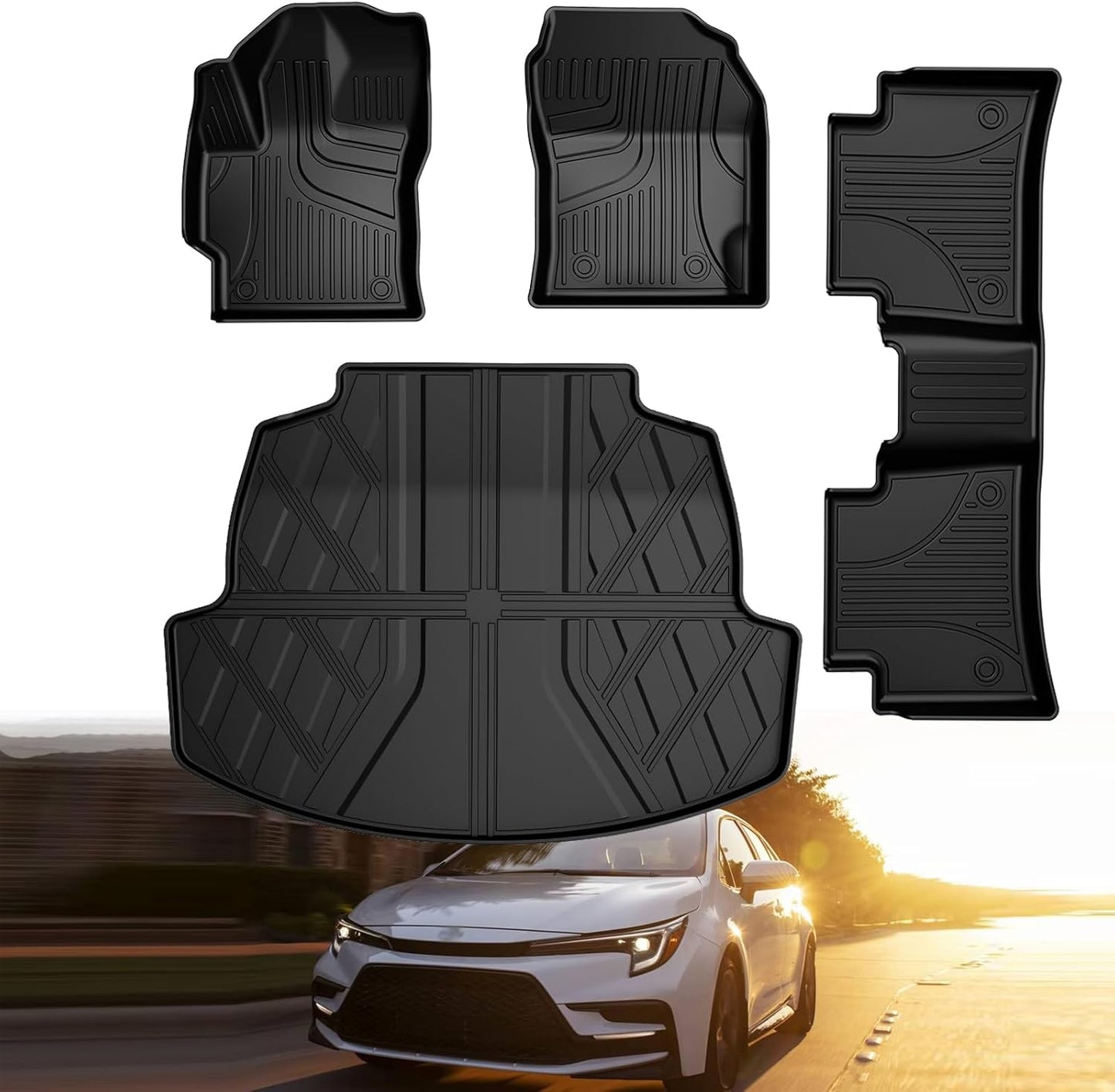 2025 Automotive Floor Mats & Cargo Liners for Toyota Corolla