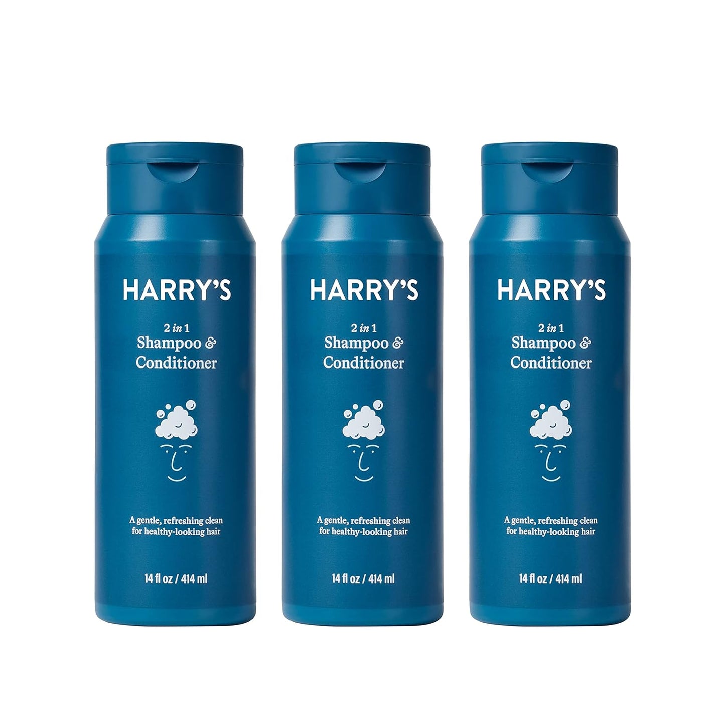 Harry's 2-in-1 Shampoo & Conditioner Trio, Gentle & Refreshing