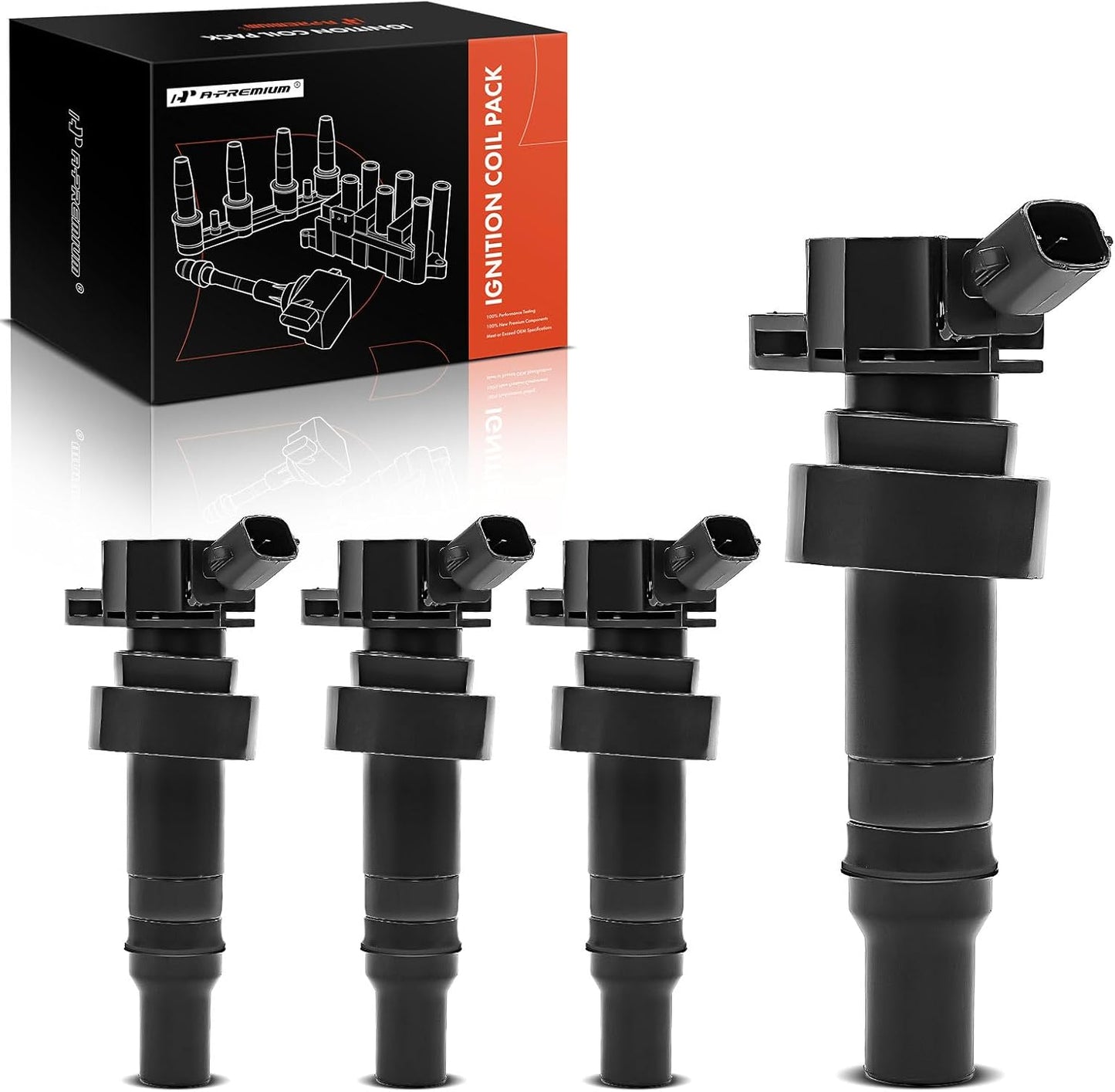 A-Premium Ignition Coil Pack Set for Hyundai and Kia Vehicles