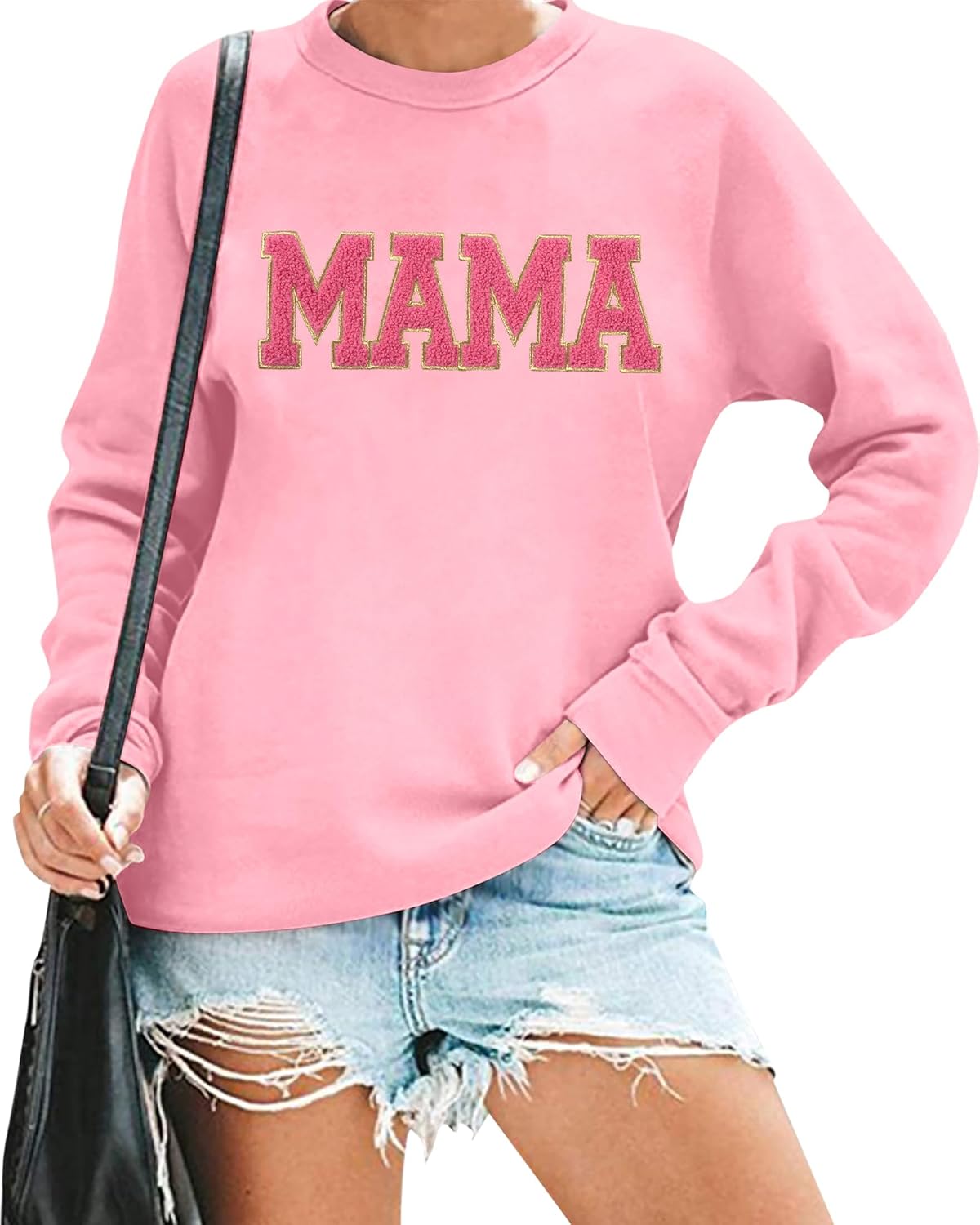 Glitter Mama Patch Sweatshirt ~ SUPEYA