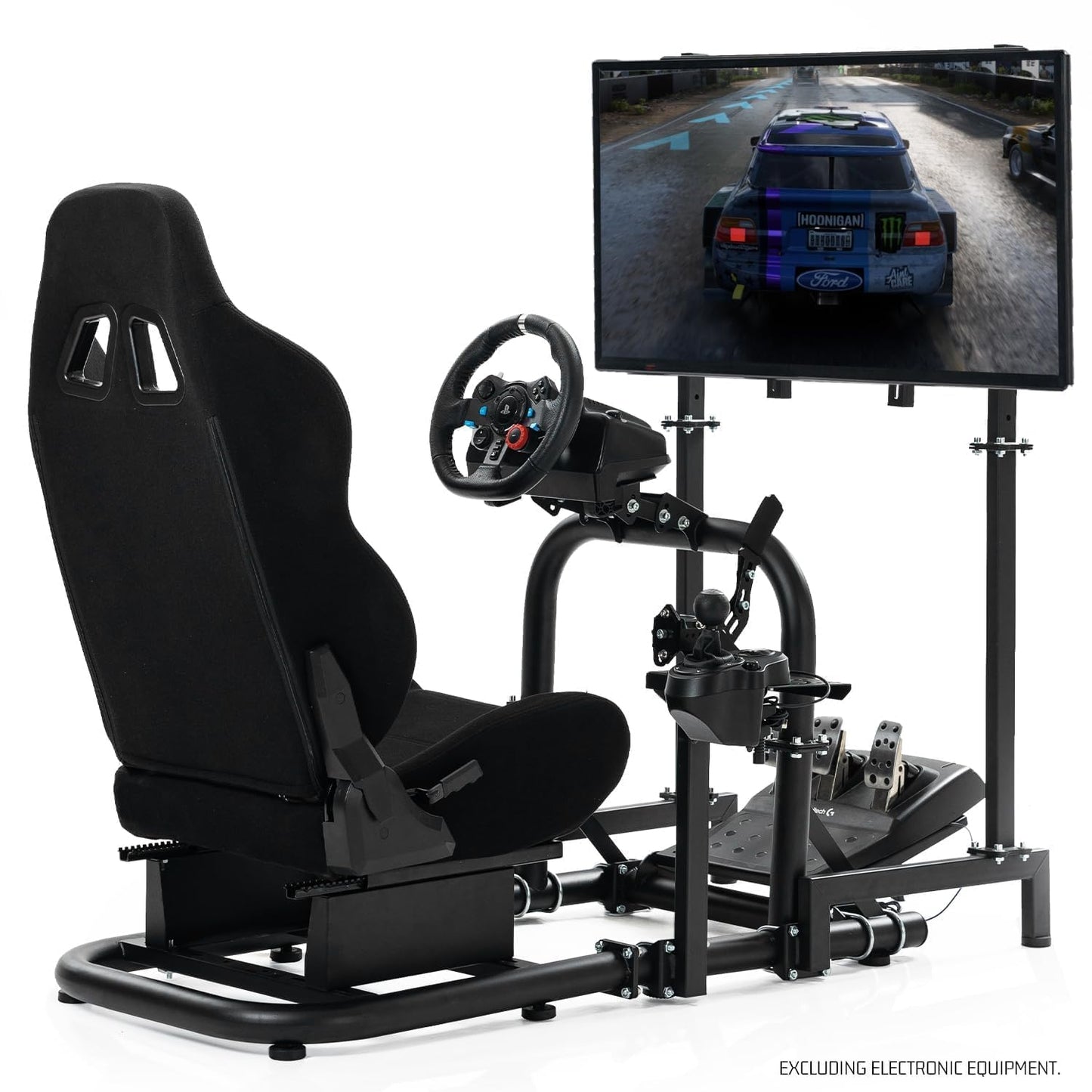 Anman Racing Simulator Cockpit with Monitor Stand for G29 G920