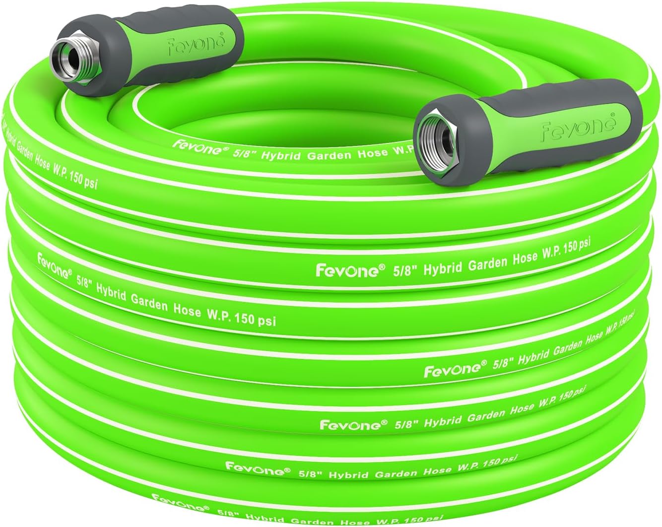 Fevone 55 ft Garden Hose - Heavy Duty, Kink Resistant Design