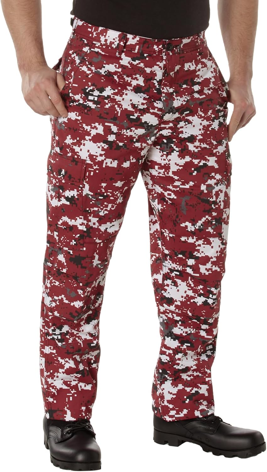 Rugged Tactical BDU Pants for Outdoor Hiking and Work Use