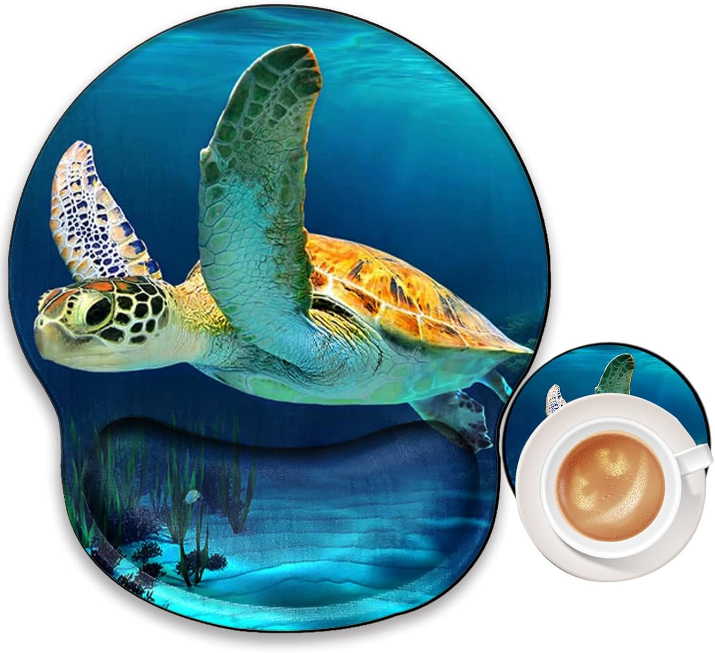 Comfortable Sea Turtle Wrist Gel Mousepad