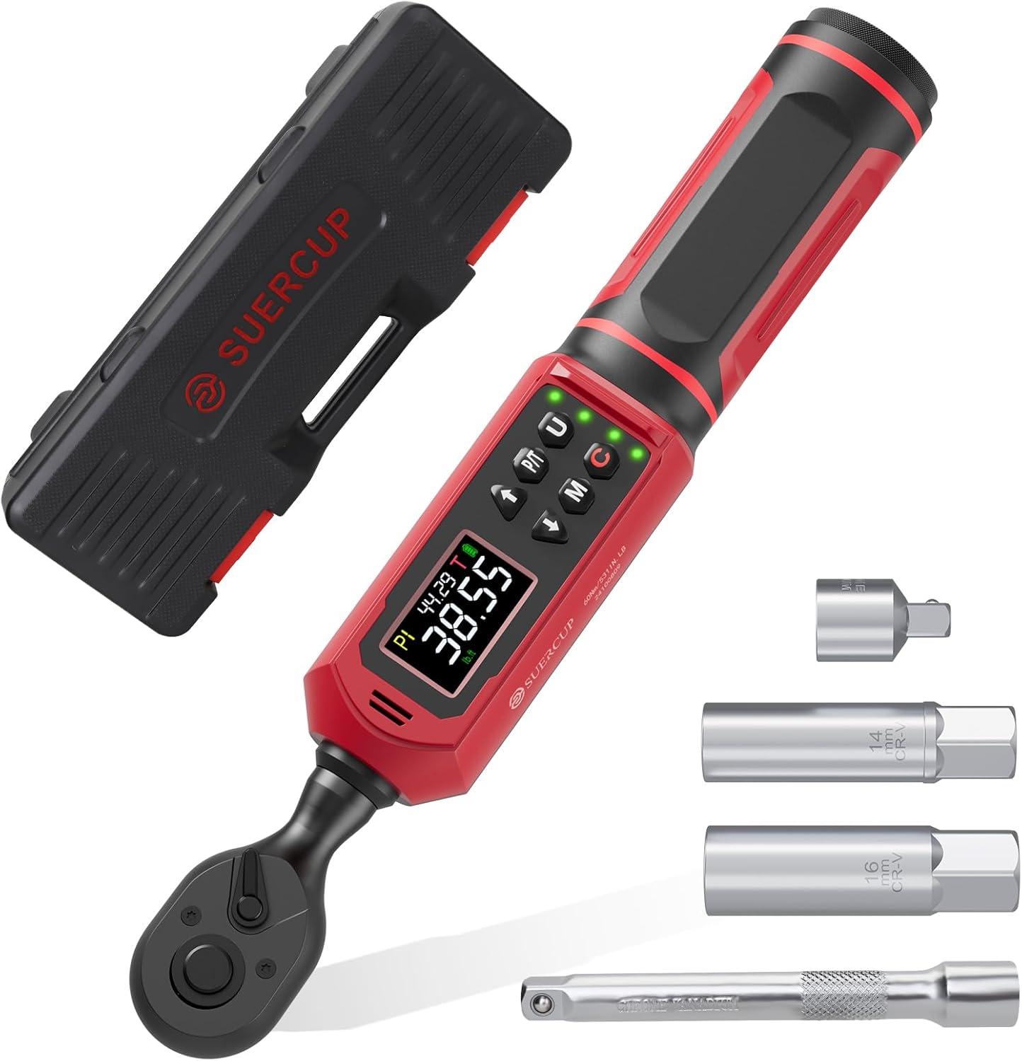 3/8-inch Digital Torque Wrench with High Accuracy and Display