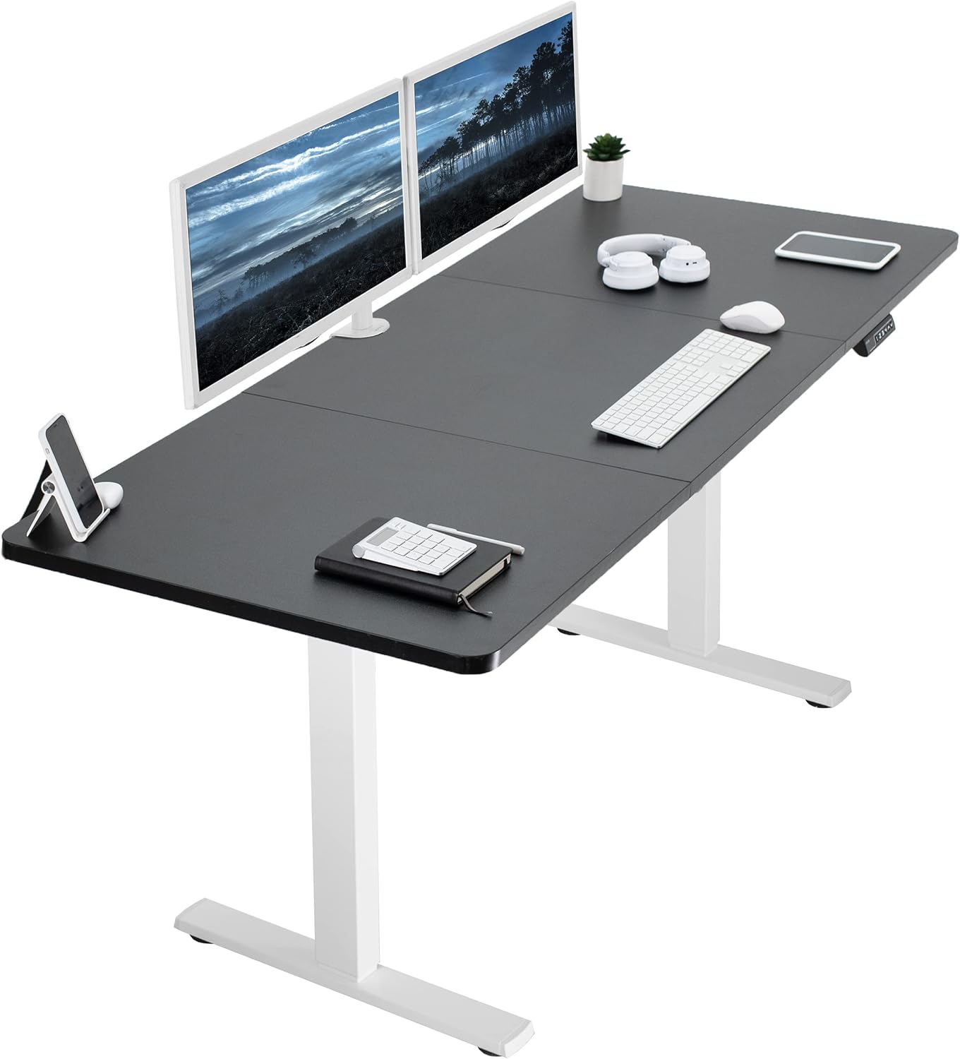 VIVO Electric Standing Desk with Memory Height Adjustment Features