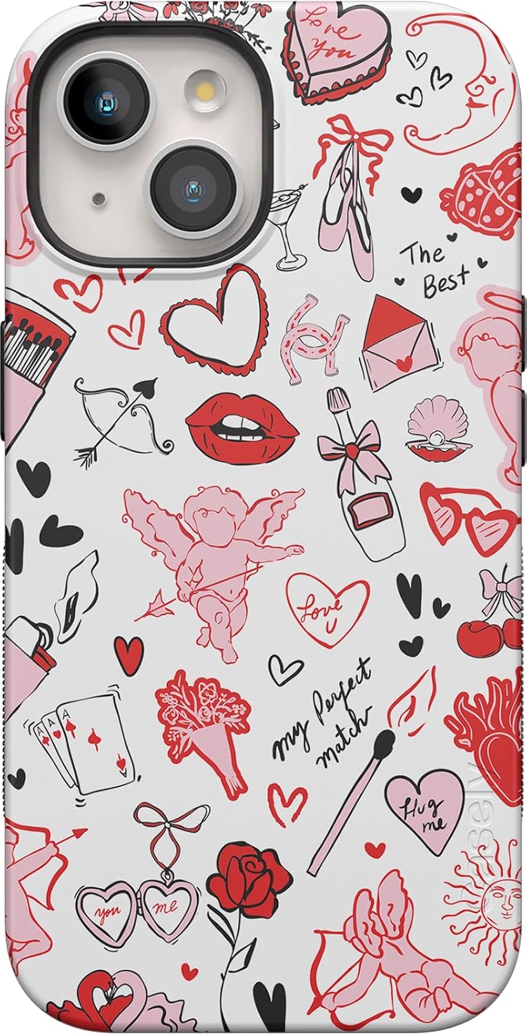 Casely iPhone 15 Plus Case - Cupid's Touch Bold Design