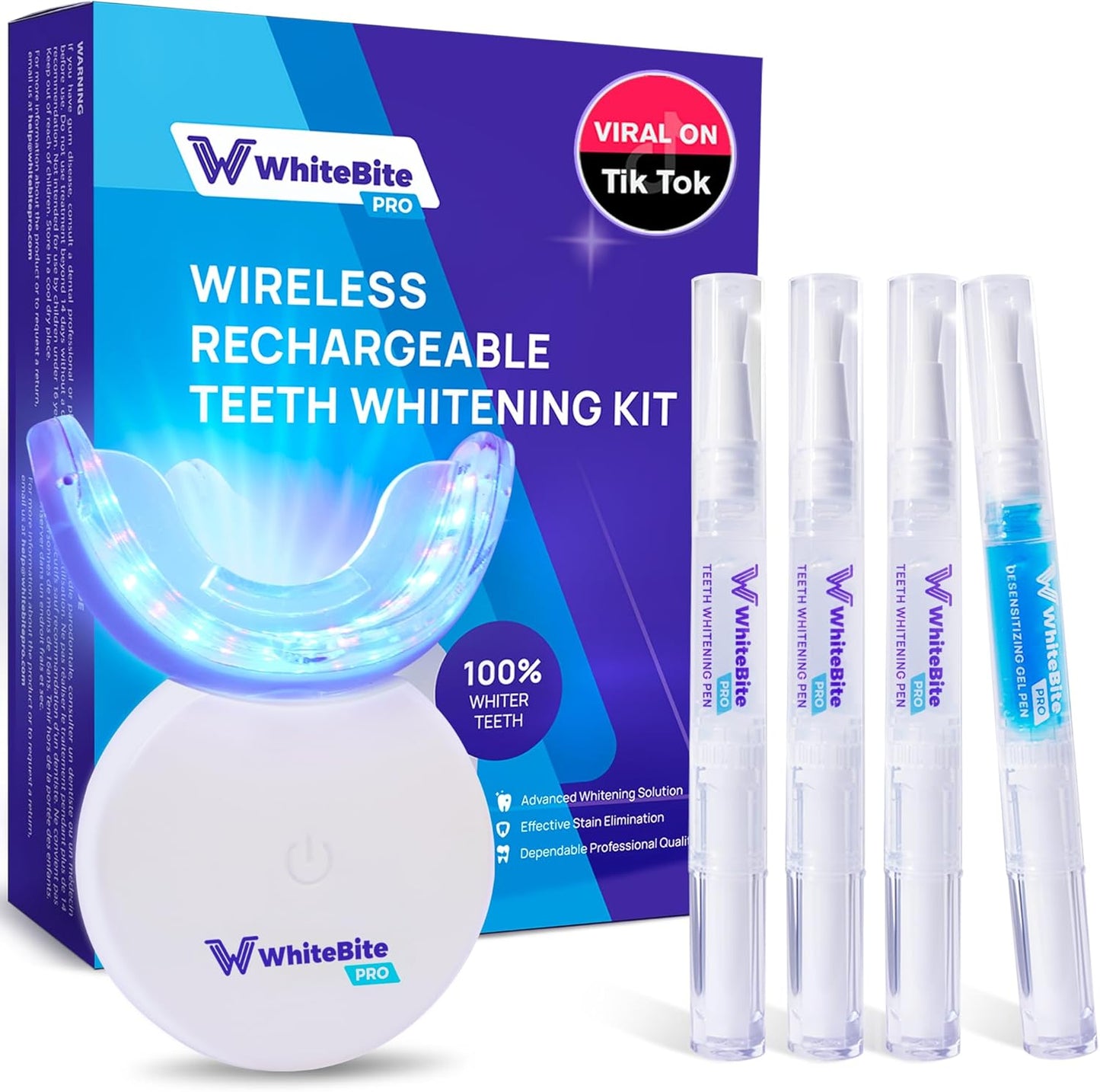 WhiteBite Pro Teeth Whitening Kit for Sensitive Teeth