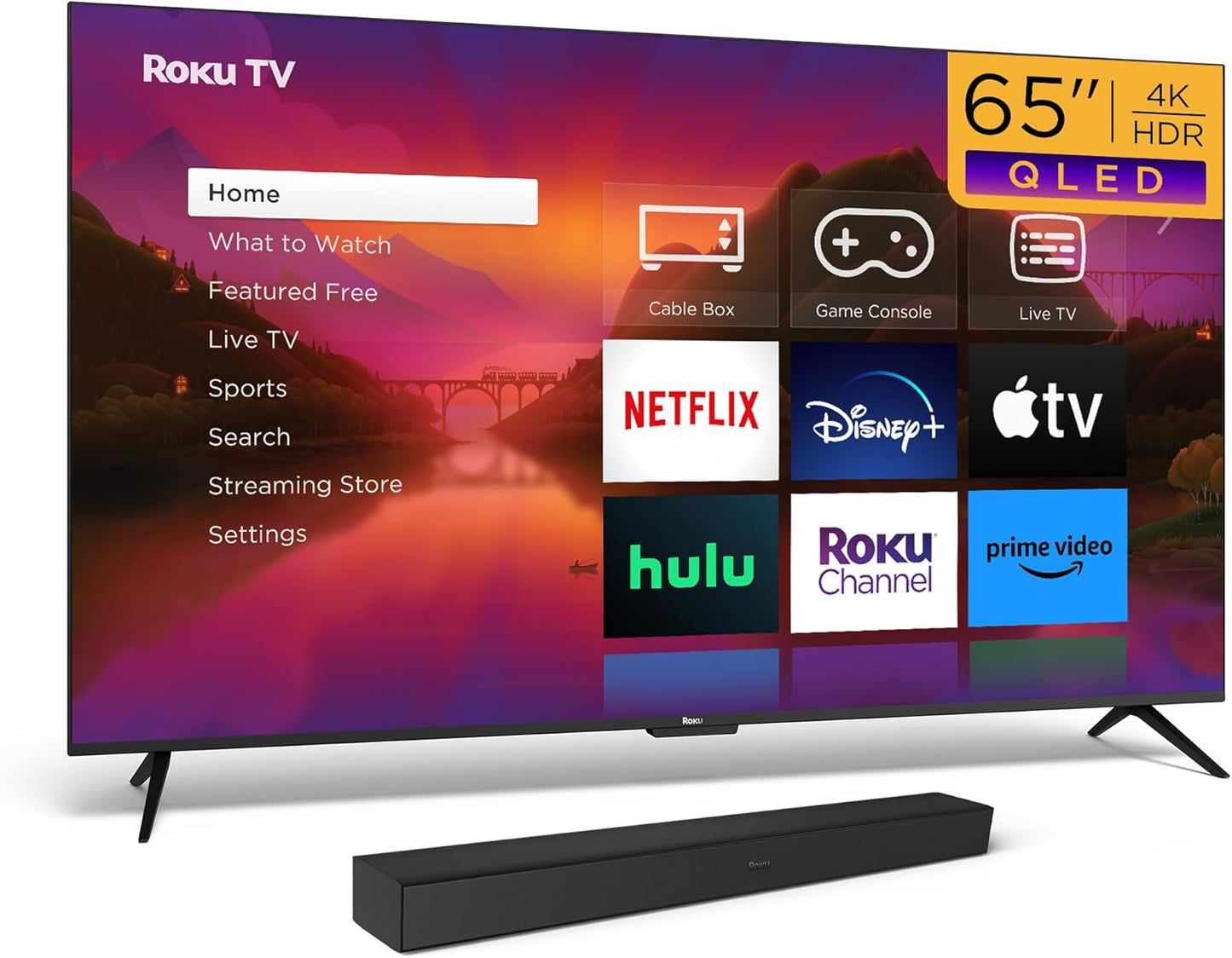 Immerse in Wireless Audio - Roku Smart TV Bundle
