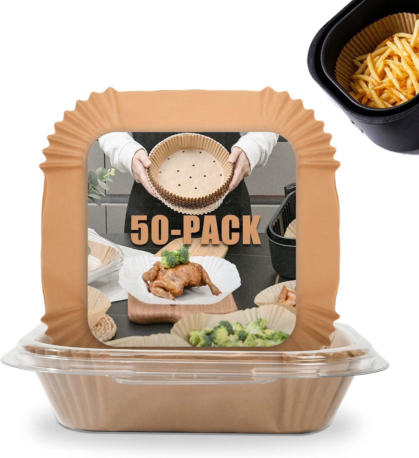 Non-Stick Air Fryer Liners for Cosori Toaster Oven - Easy Cleanup!