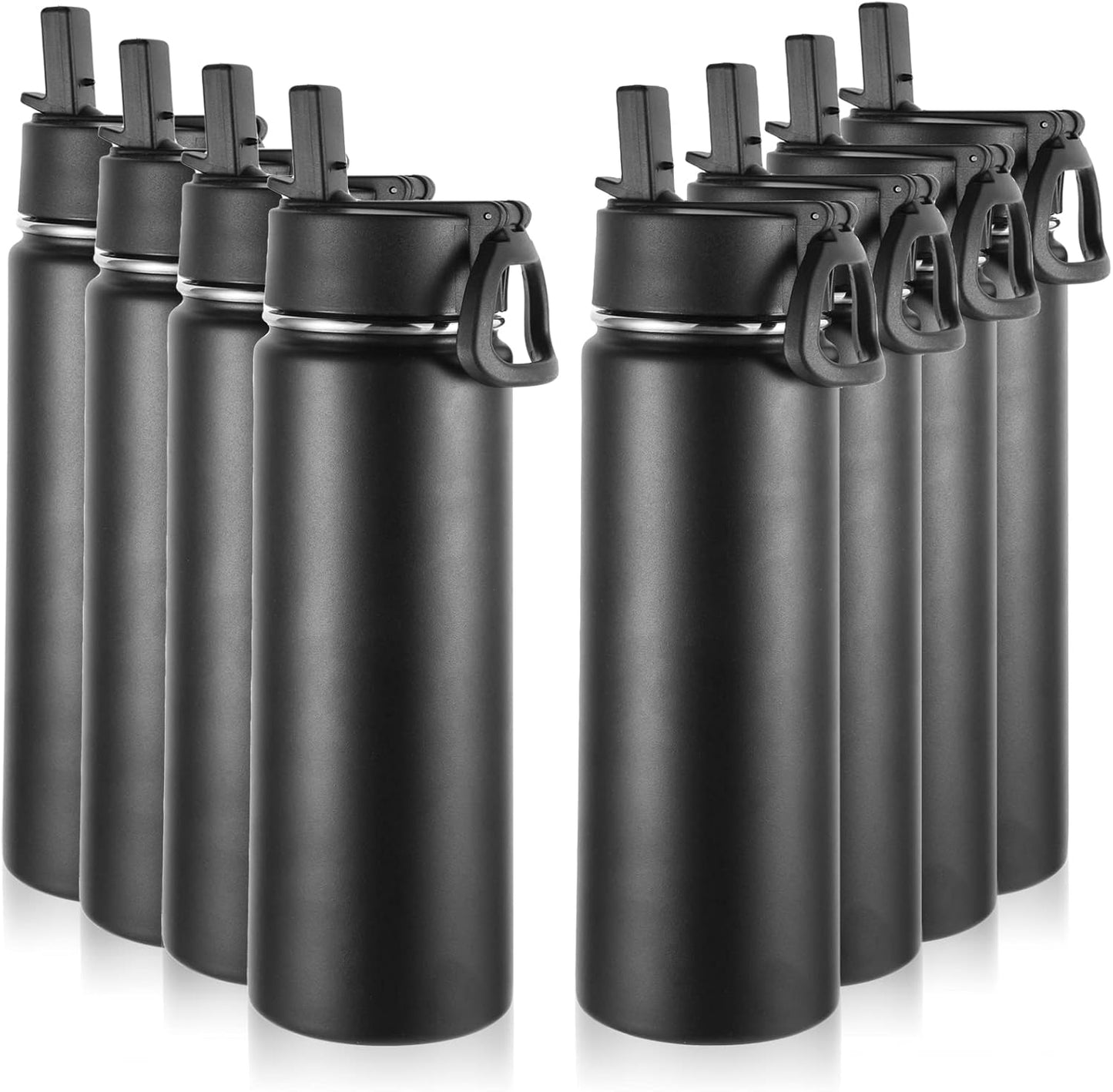 Volhoply Insulated Water Bottles with Straw Bulk 8 Pack Review