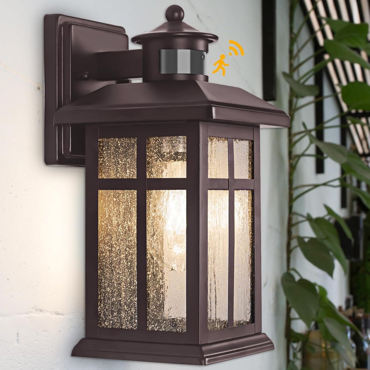 Updated Dusk to Dawn Porch Light with Motion Sensor Features