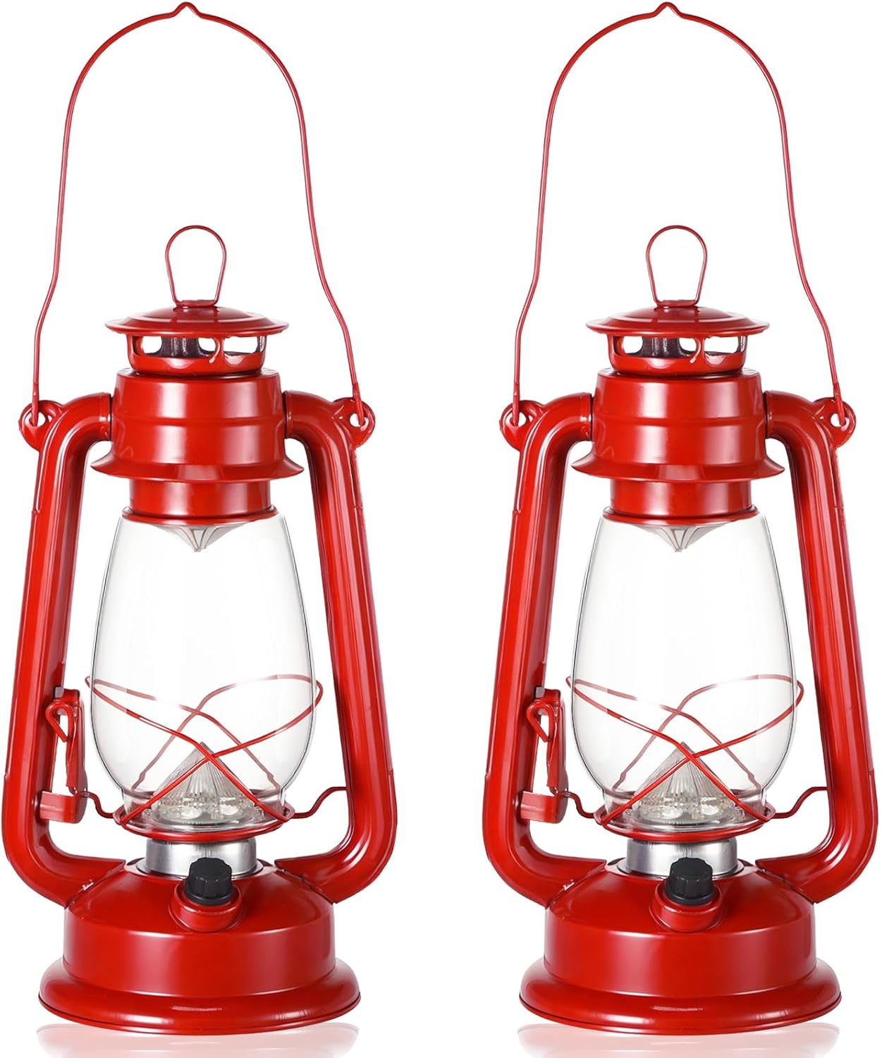 Vintage LED Hurricane Lanterns for Outdoor and Indoor Decor