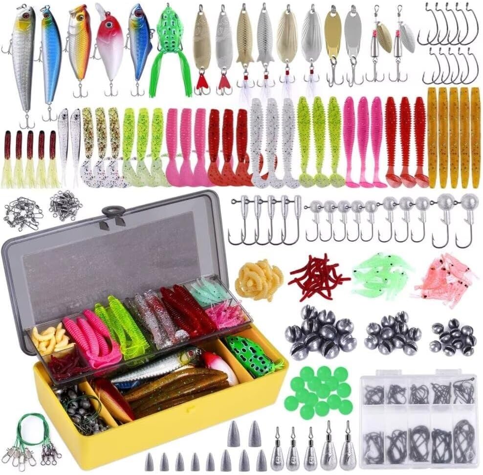 Ultimate Fishing Lure Set - 302Pcs PLUSINNO