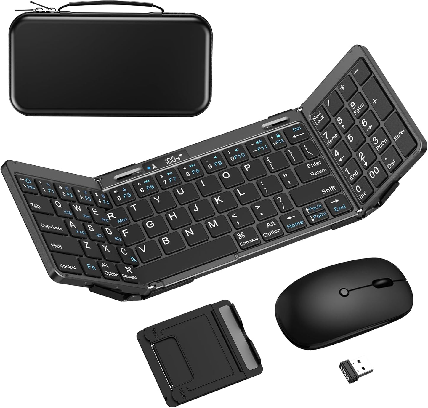Portable Foldable Keyboard & Mouse Combo by EDJO
