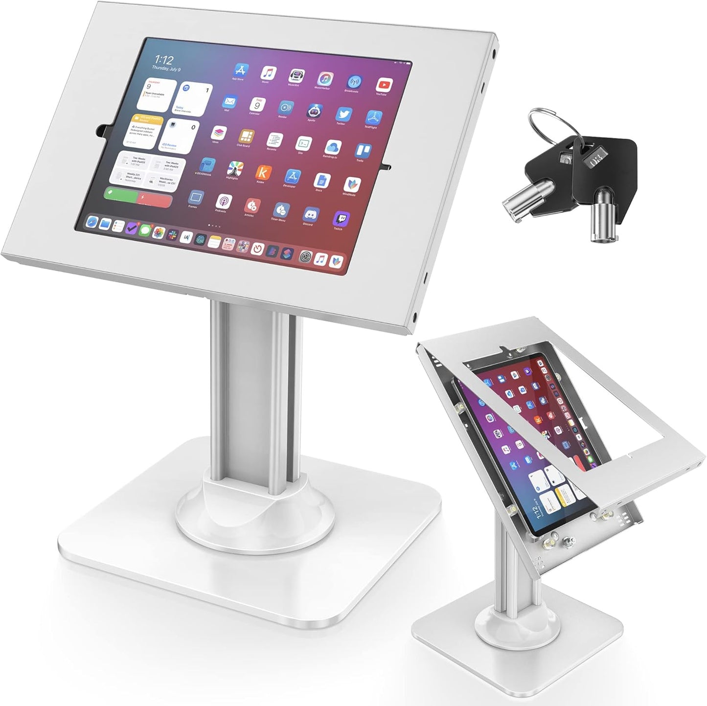 Anti-Theft iPad Kiosk Stand for Retail Business Security