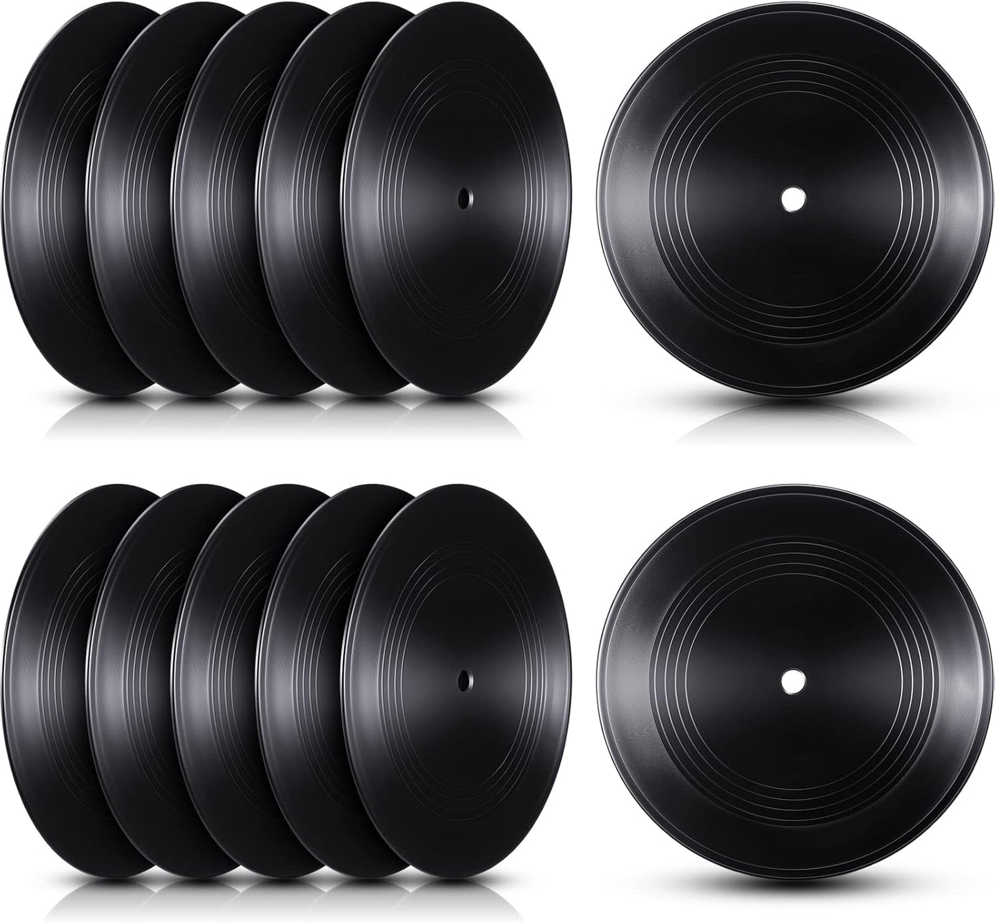 48 Pieces Blank Vinyl Records for Room Wall Aesthetic Decor