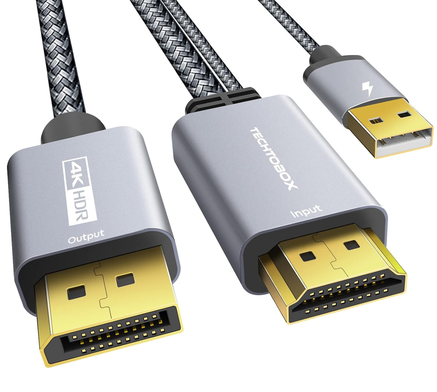 4K@60Hz HDMI to DisplayPort Adapter