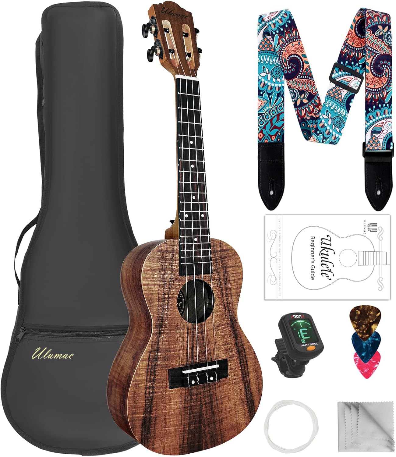Tenor Ukulele with KOA Acacia Wood for All Skill Levels