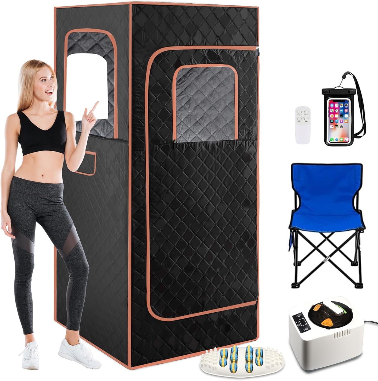 Relax Anywhere with TUZELIYA Portable Sauna
